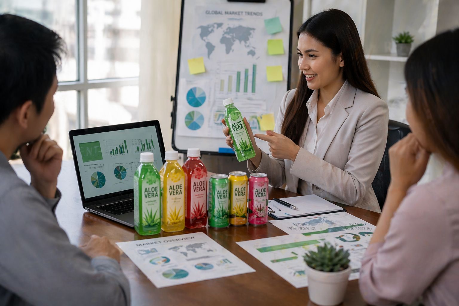 Aloe Vera Drinks and Refreshment-Led Wellness