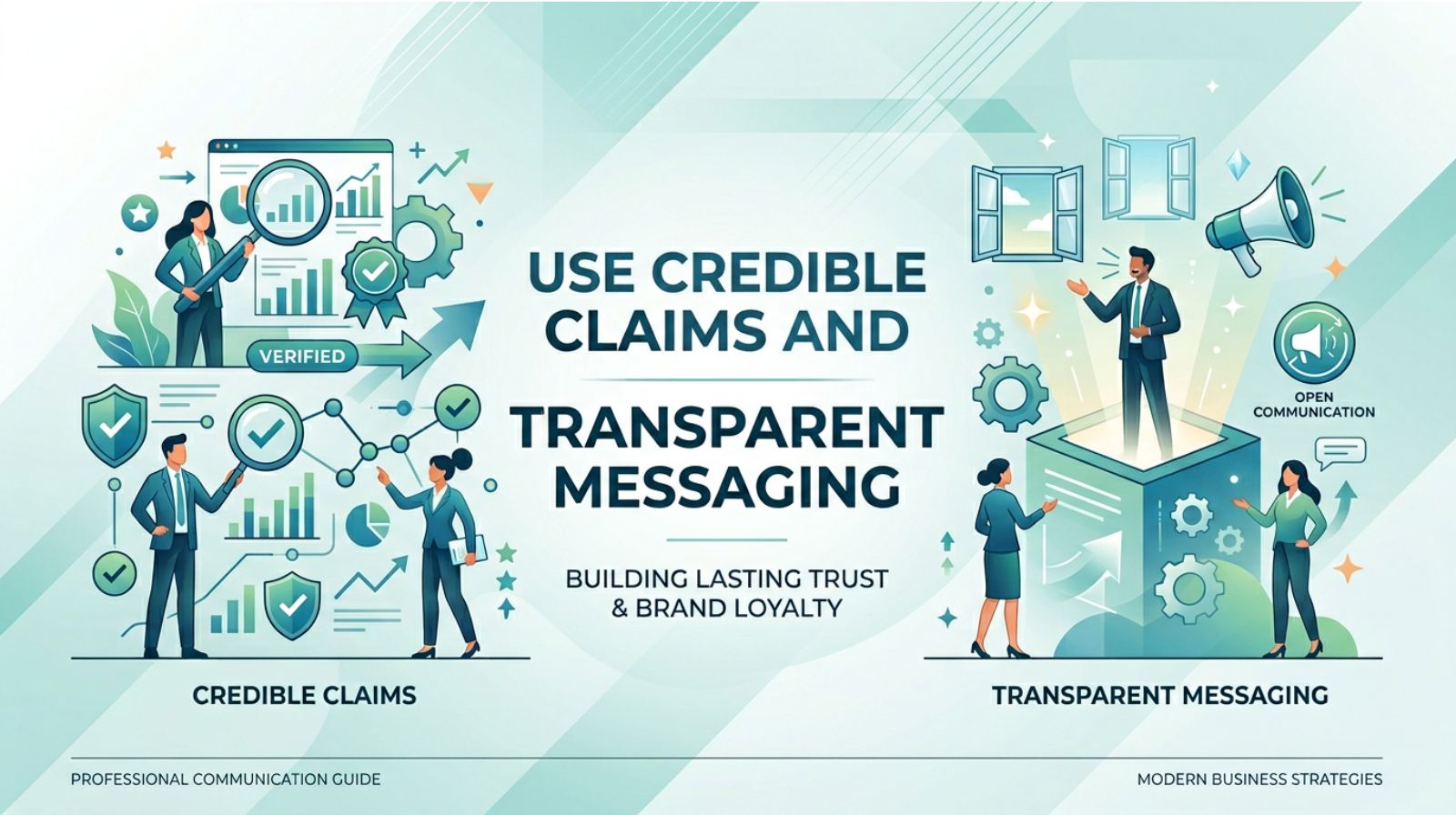 Use Credible Claims and Transparent Messaging