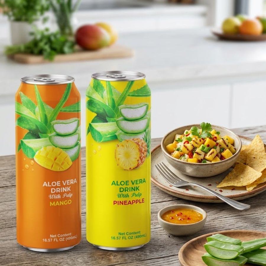 Aloe Vera Drinks With Food
