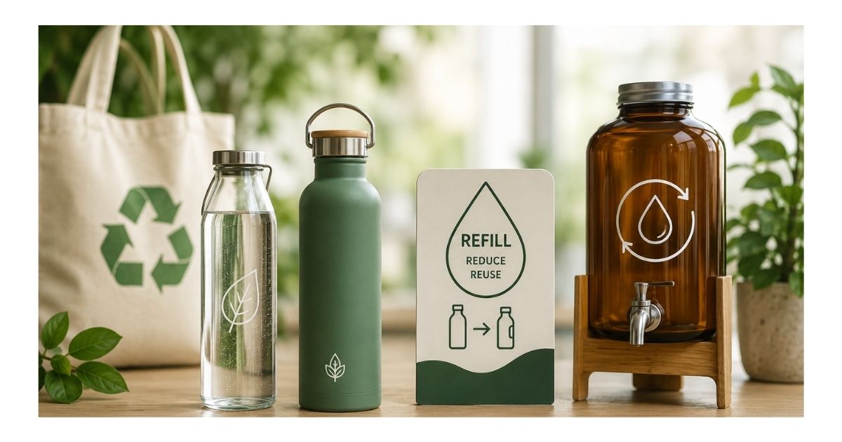 Eco-friendly refill packaging.