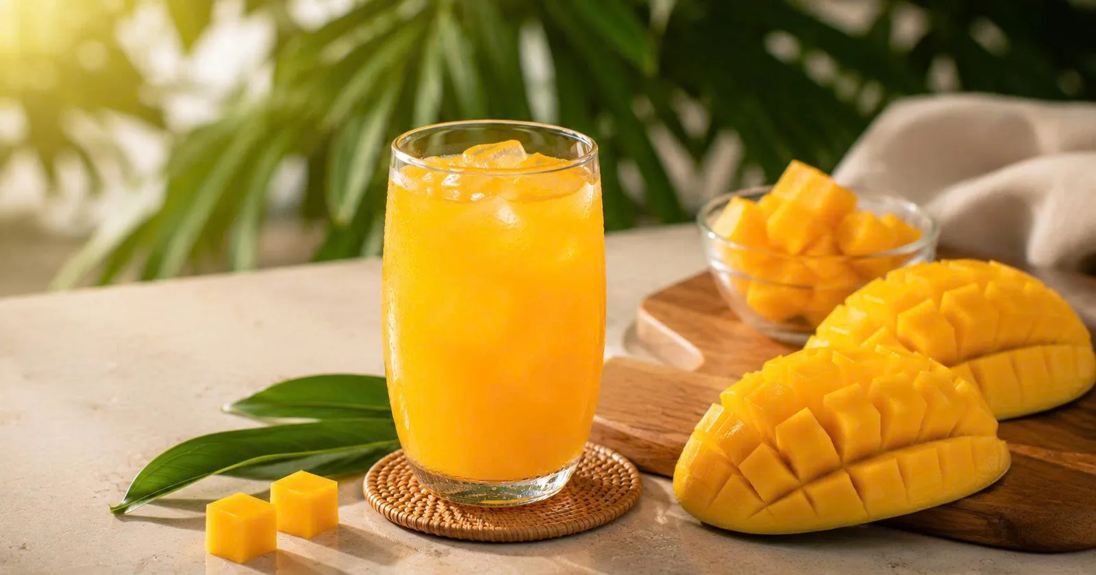 mango coconut water