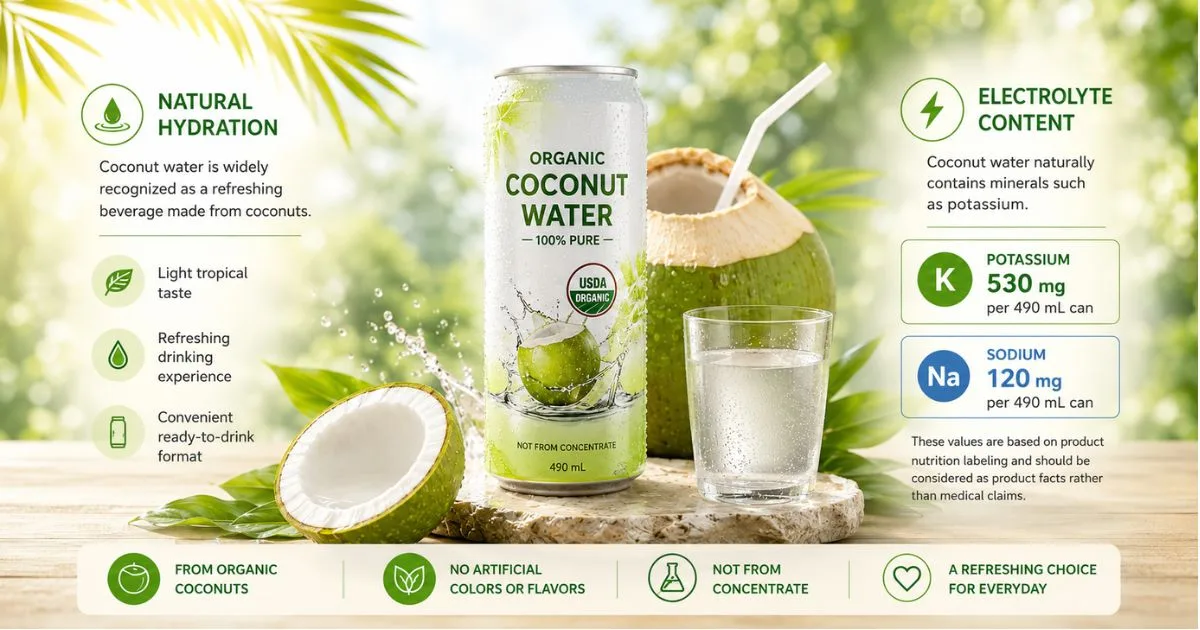 organic coconut water