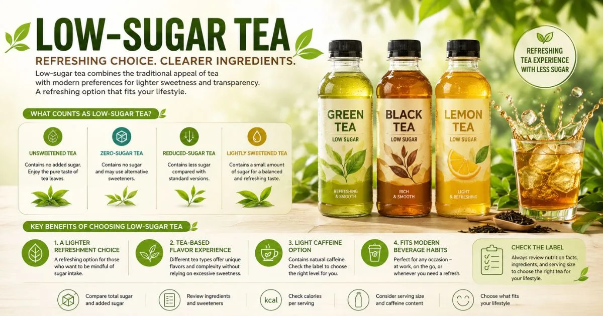 low-sugar tea benefits
