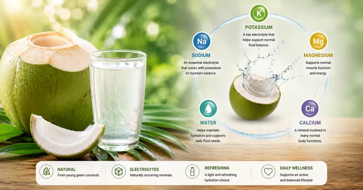 coconut water potassium