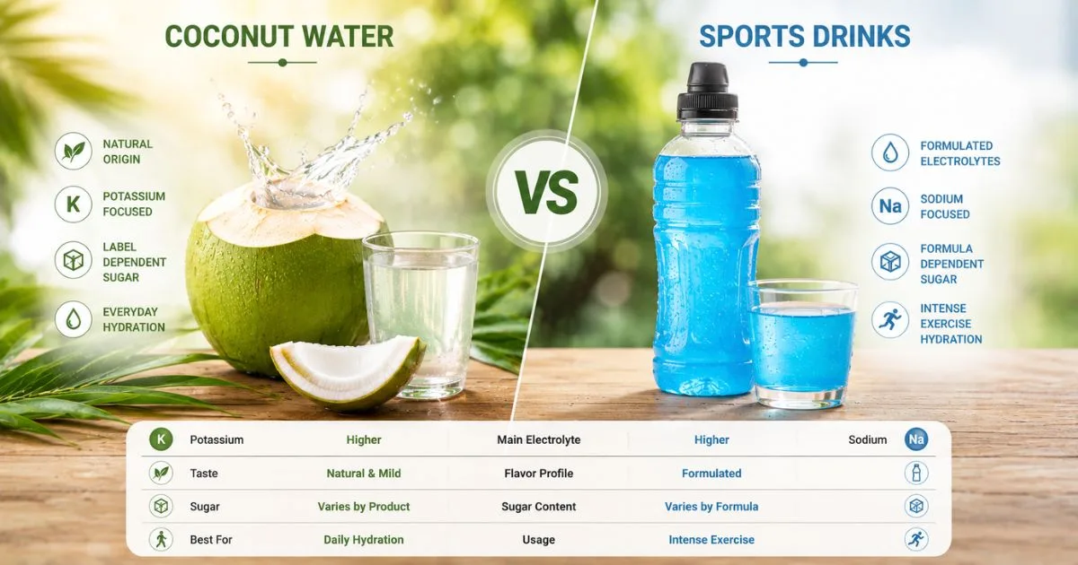 coconut water potassium