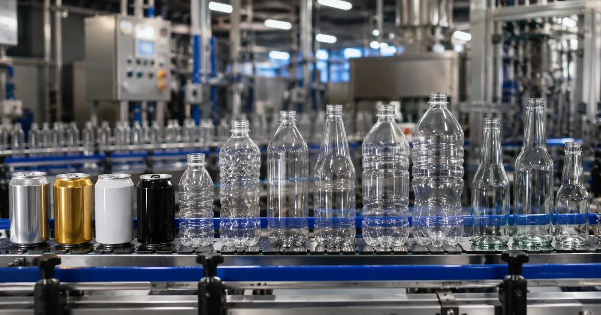 Custom Beverage Packaging Manufacturing – Cans, PET and Glass Bottles