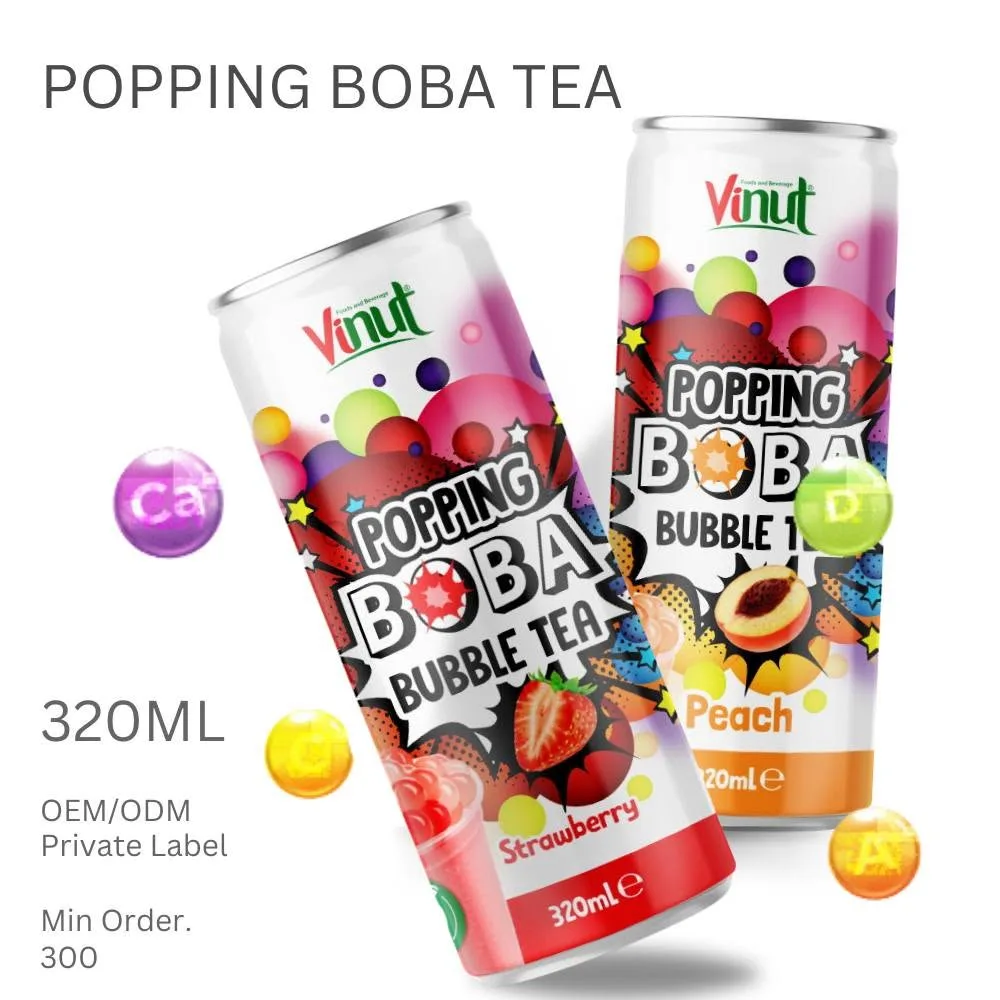 Popping boba tea VINUT at Sial paris 2026
