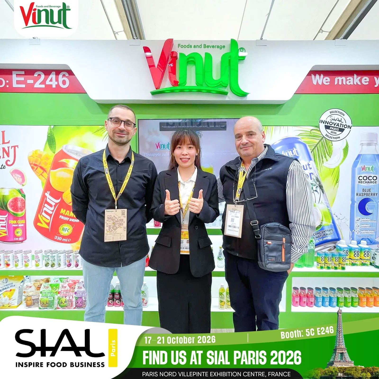 VINUT at SIAL Paris 2026: The Event Is Underway