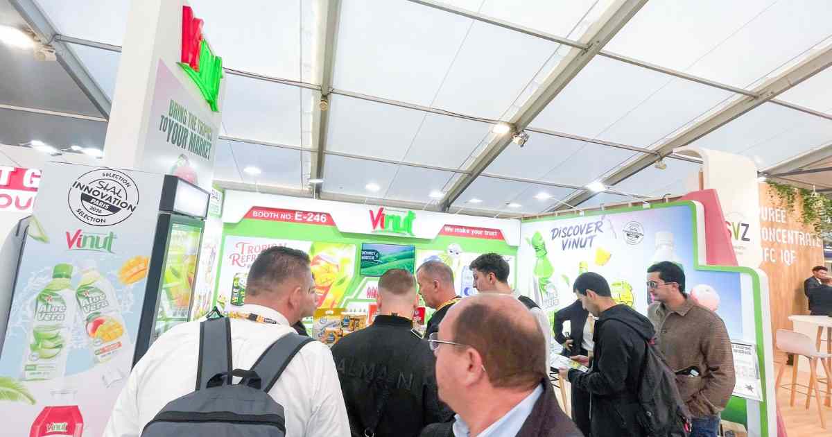 VINUT VINUT SIAL Paris 2026 Prebiotic Sparkling Juice Line Presented During SIAL Paris 2026 Trade Show As Part Of Functional Beverage Trends